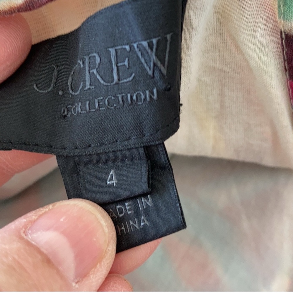 J. Crew Collection 4 geo brushstroke dress - Picture 2 of 6